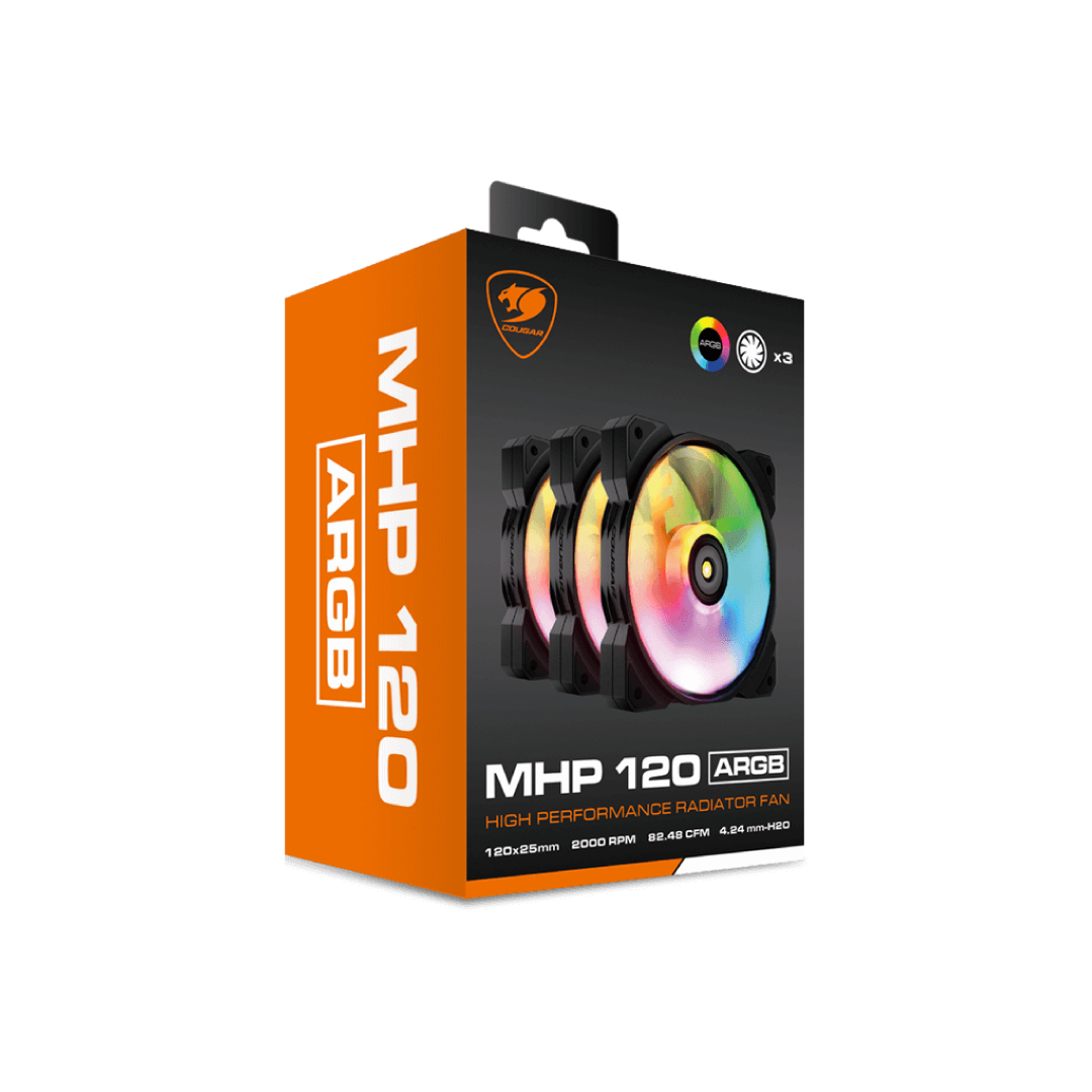 Cougar MHP 120 ARGB Black – RGB PWM Cooling Fan 4