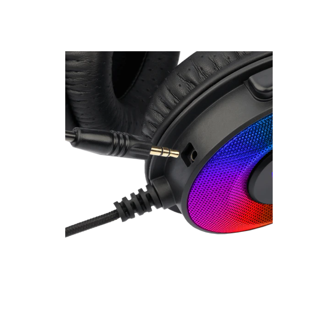 Redragon Pandora Black H350B-RGB Gaming Headset – 50mm Drivers RGB Wired (SKU: H350B-RGB) 5