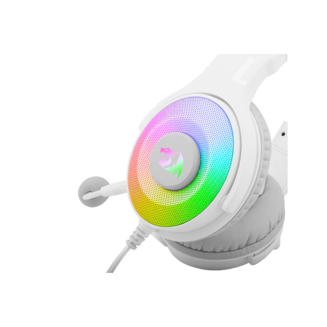 Redragon Pandora 2 White H350W-RGB-1 RGB Gaming Headset (SKU: H350W-RGB-1) 5