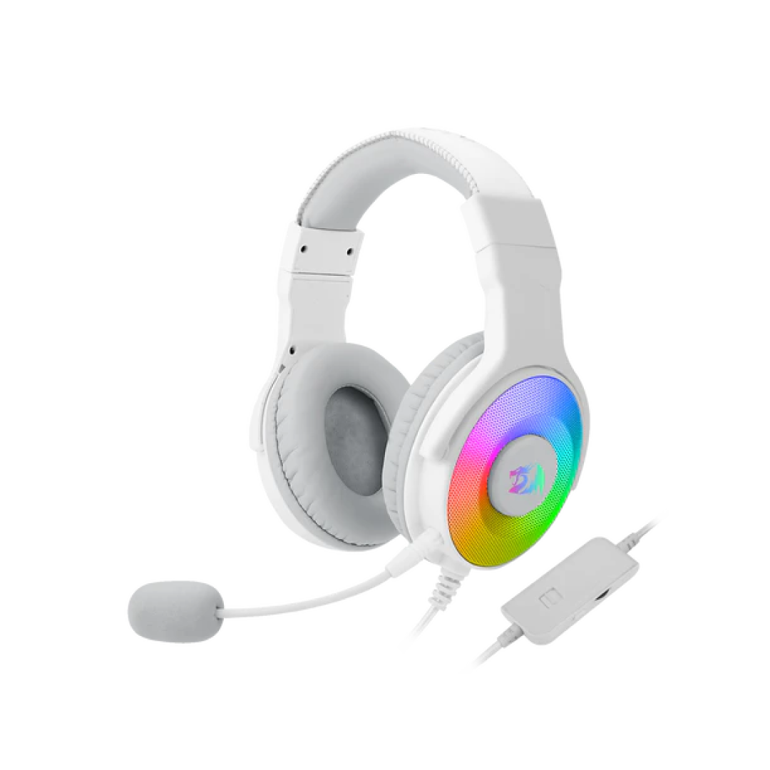 Redragon Pandora 2 White H350W-RGB-1 RGB Gaming Headset (SKU: H350W-RGB-1) 8