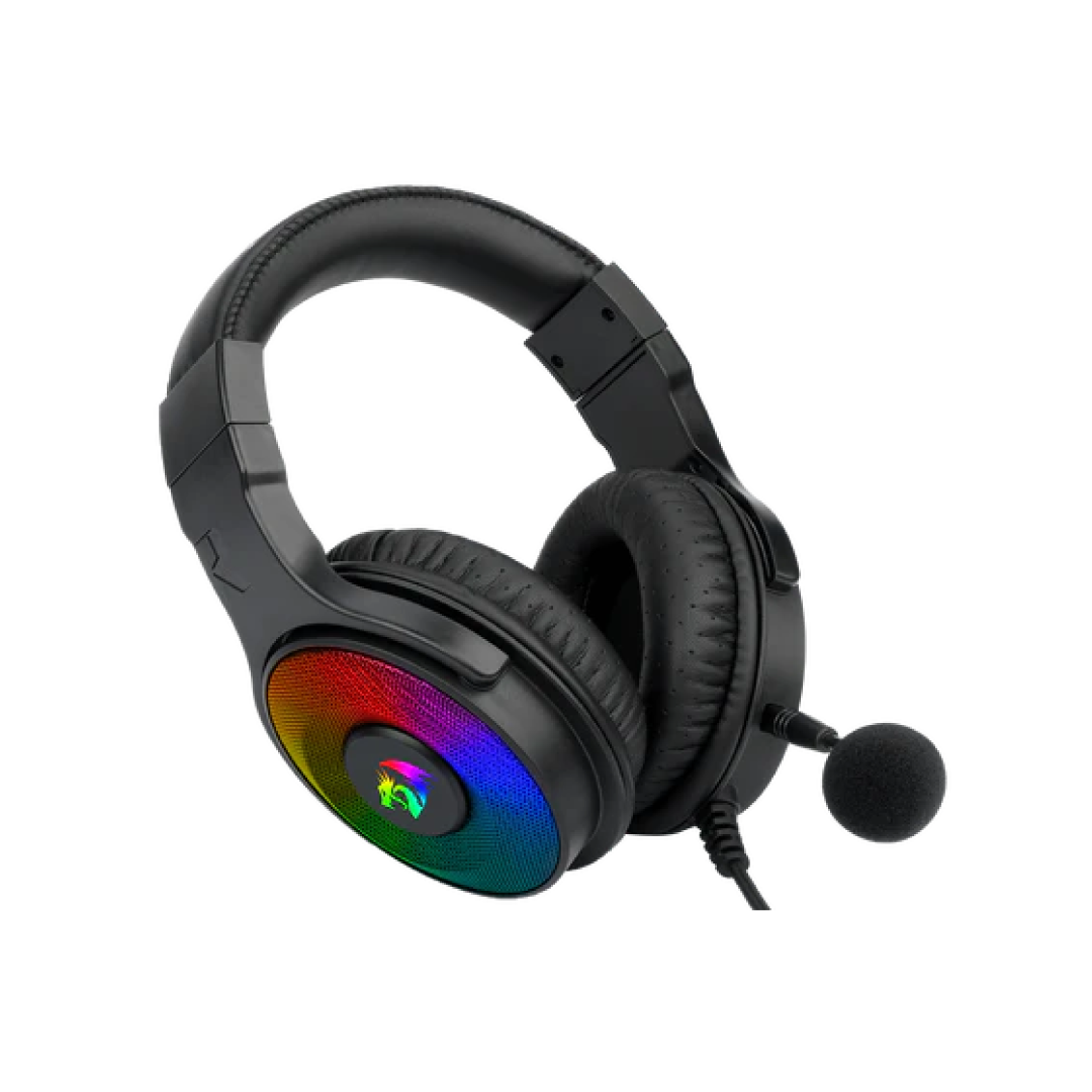 Redragon Pandora Black H350B-RGB Gaming Headset – 50mm Drivers RGB Wired (SKU: H350B-RGB) 1