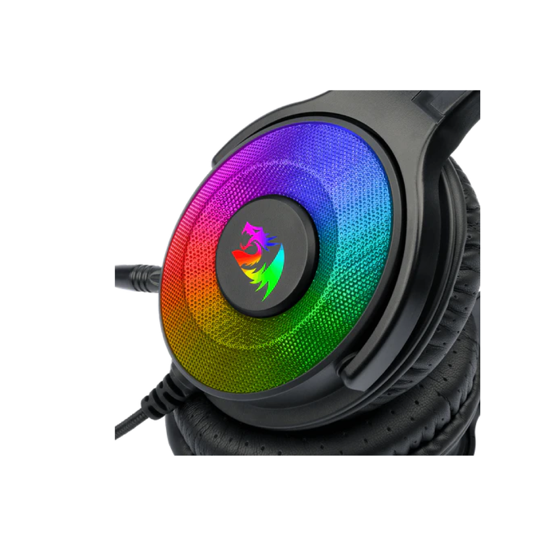 Redragon Pandora Black H350B-RGB Gaming Headset – 50mm Drivers RGB Wired (SKU: H350B-RGB) 4