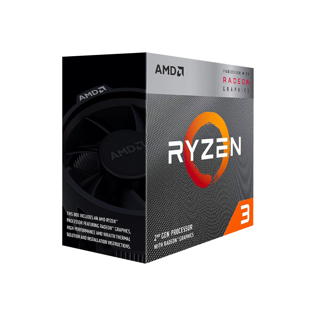 AMD Ryzen 3 4300G BOX Processor – 4 Cores / 8 Threads / Vega 6 Graphics / AM4