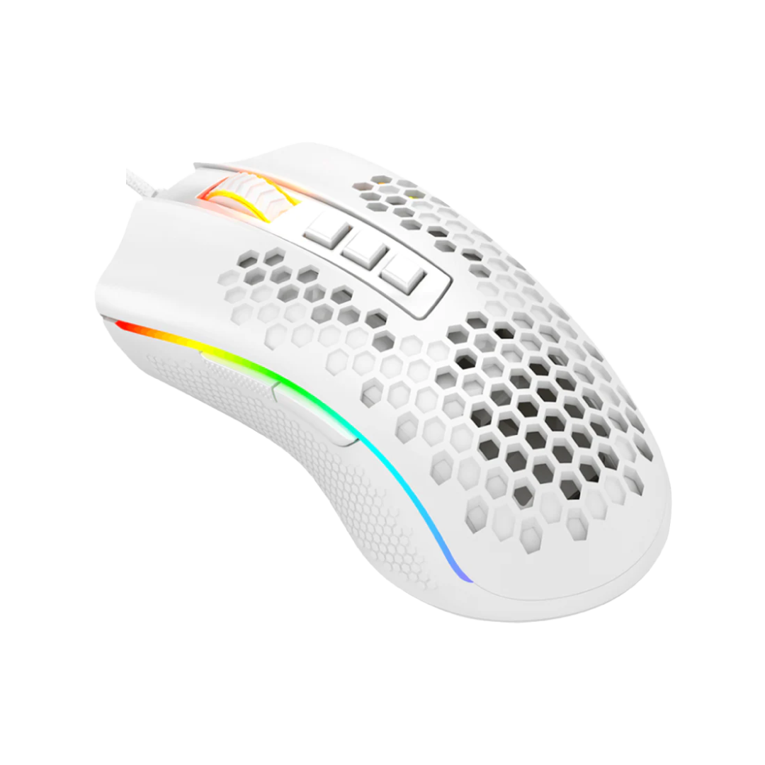 Redragon Storm Elite White M988W-RGB – Lightweight RGB Gaming Mouse (SKU: M988W-RGB) 1