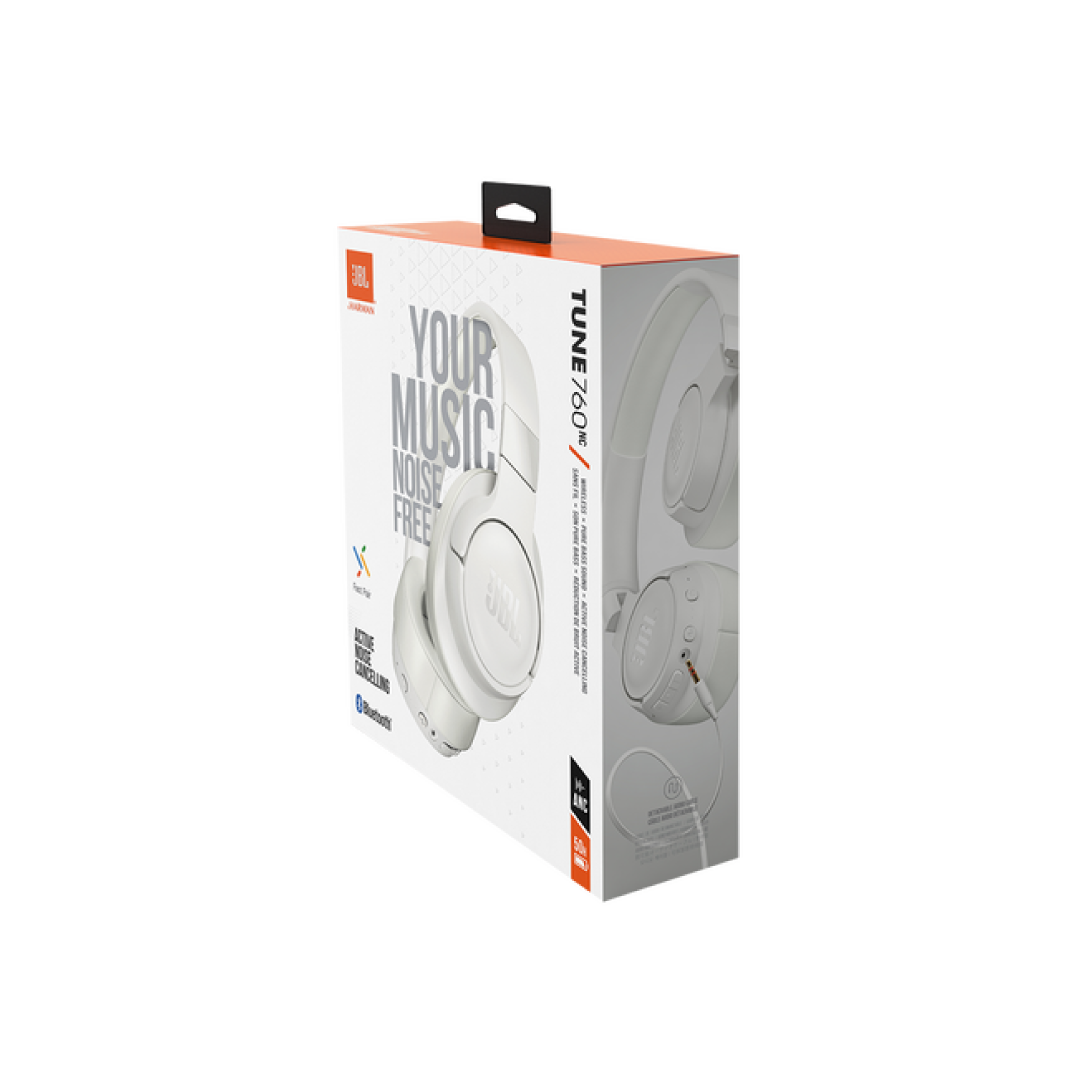 JBL TUNE760NC White Wireless Over‑Ear Headphones 8