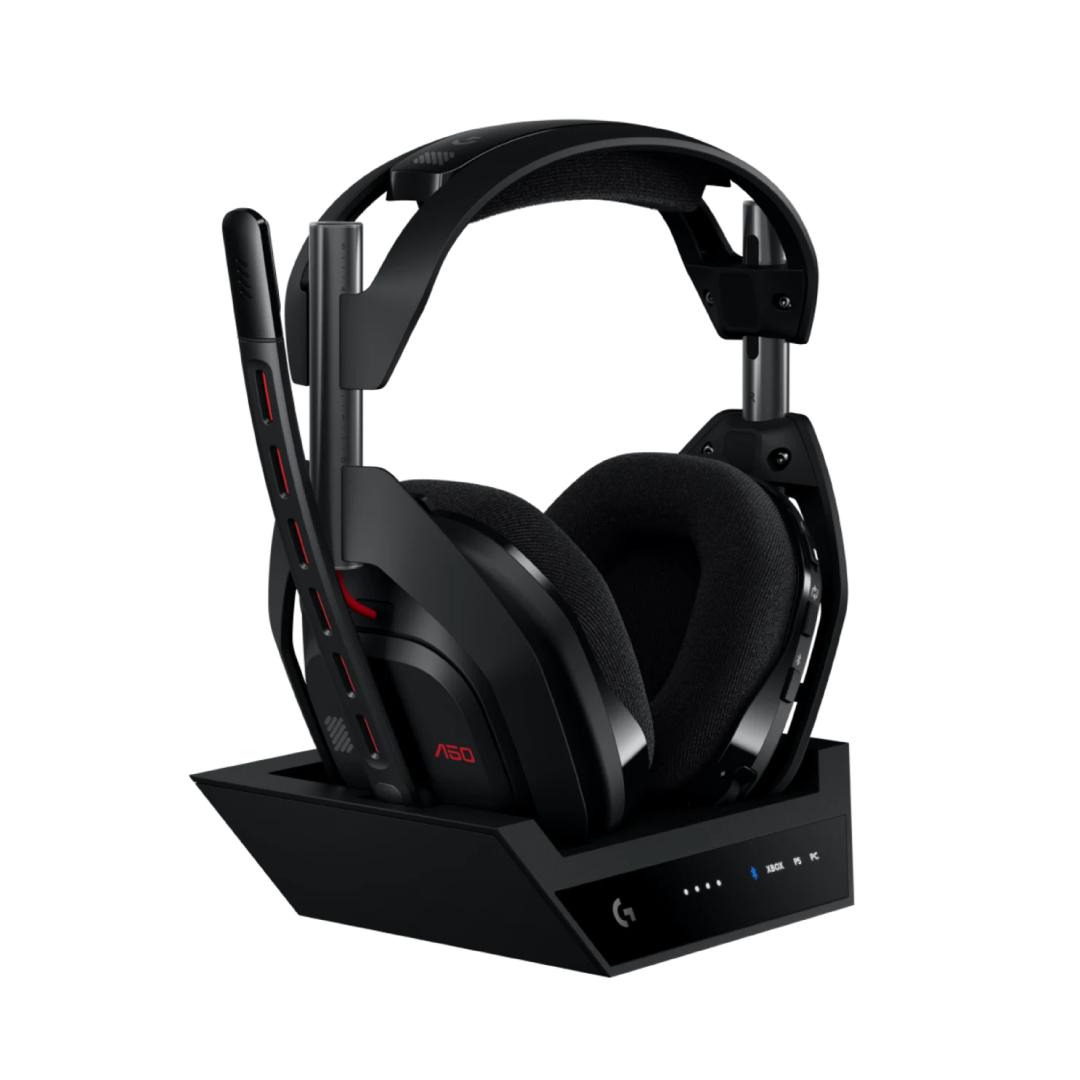 Logitech ASTRO A50 Black LIGHTSPEED Wireless Gaming Headset + Base Station – 939‑002224