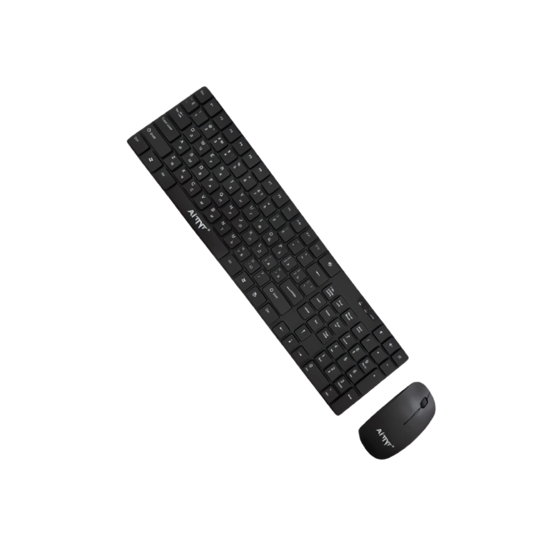 AI100 BLACK Wireless  Keyboard and Mouse 1