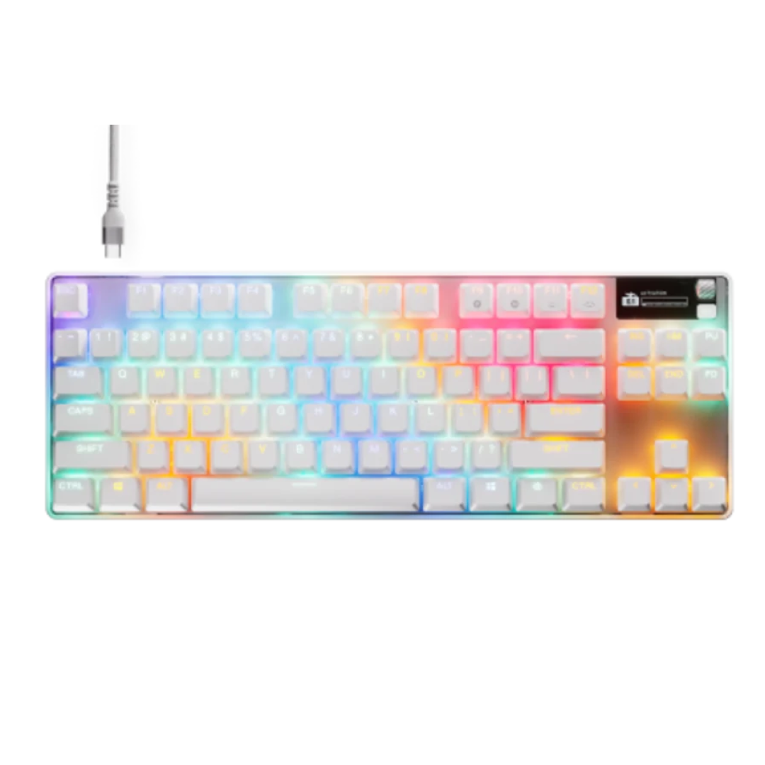 SteelSeries Apex Pro TKL White Mechanical Gaming Keyboard (64898)