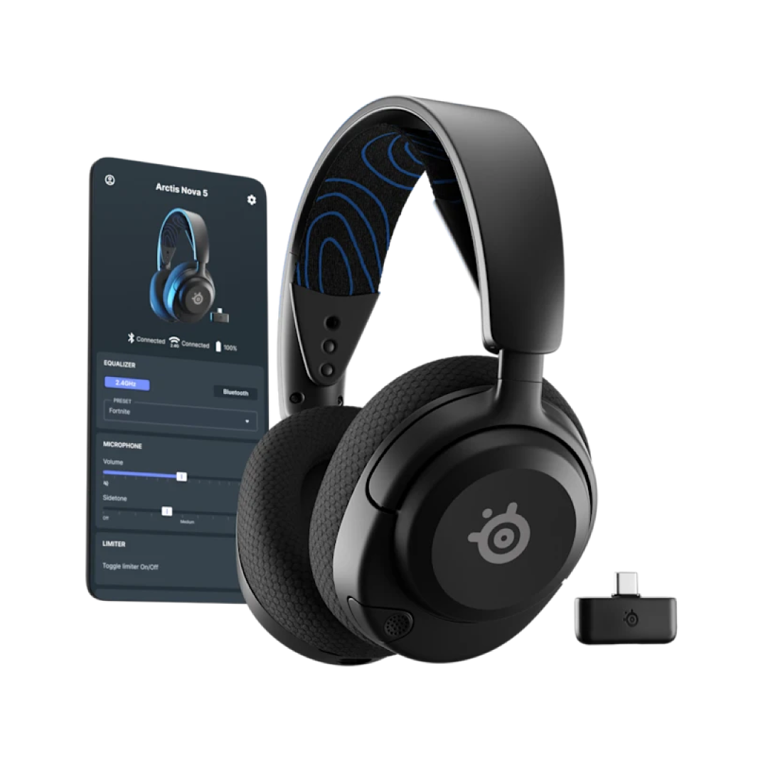 SteelSeries Arctis Nova 5P Wireless Gaming Headset Black (61673)