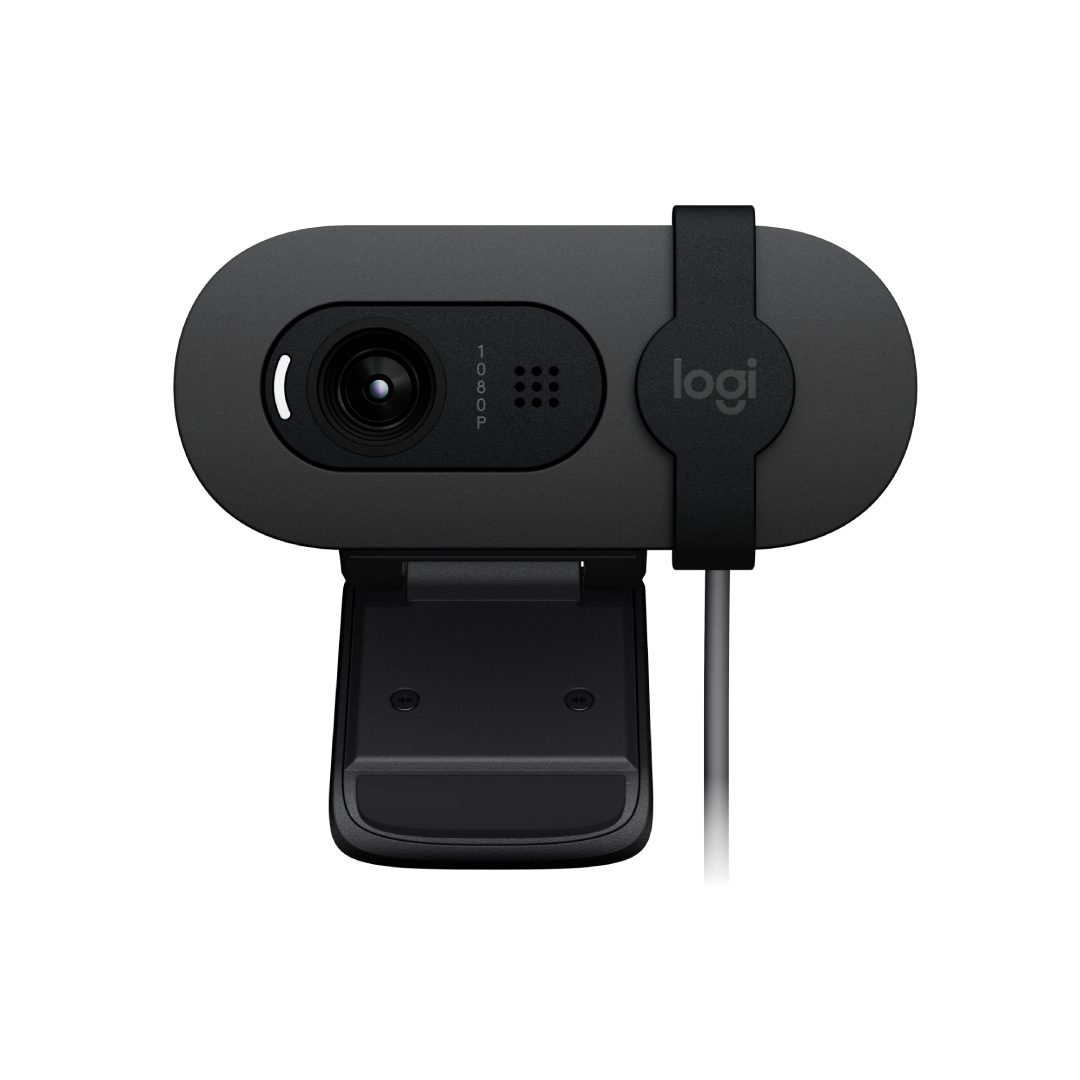 Logitech BRIO 100 Full HD Webcam – 960‑001585 (Graphite) 2