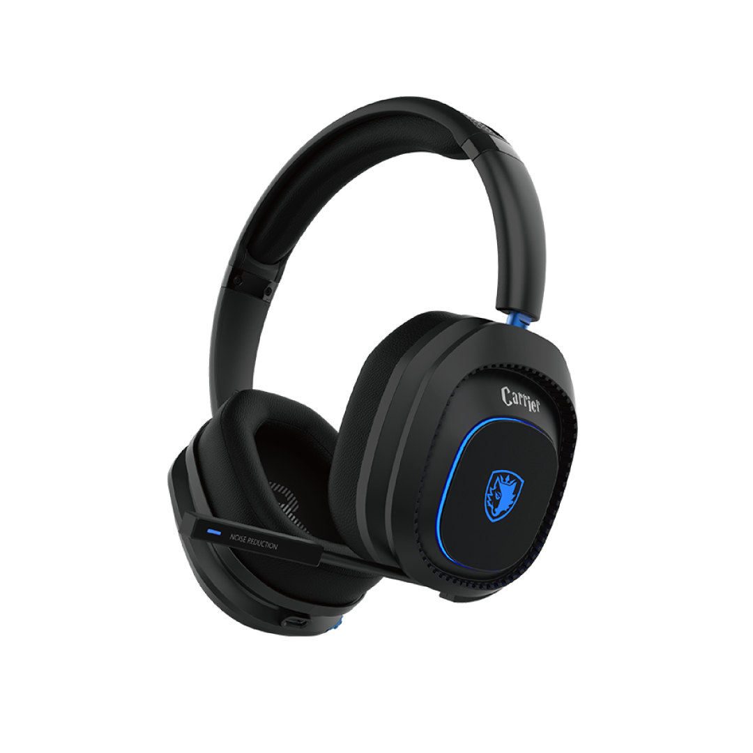 SADES Carrier SA-203 Wireless Gaming Headset – 2.4GHz / Bluetooth 5.0 / 3.5mm / 40ms Low Latency / RGB Lighting 2