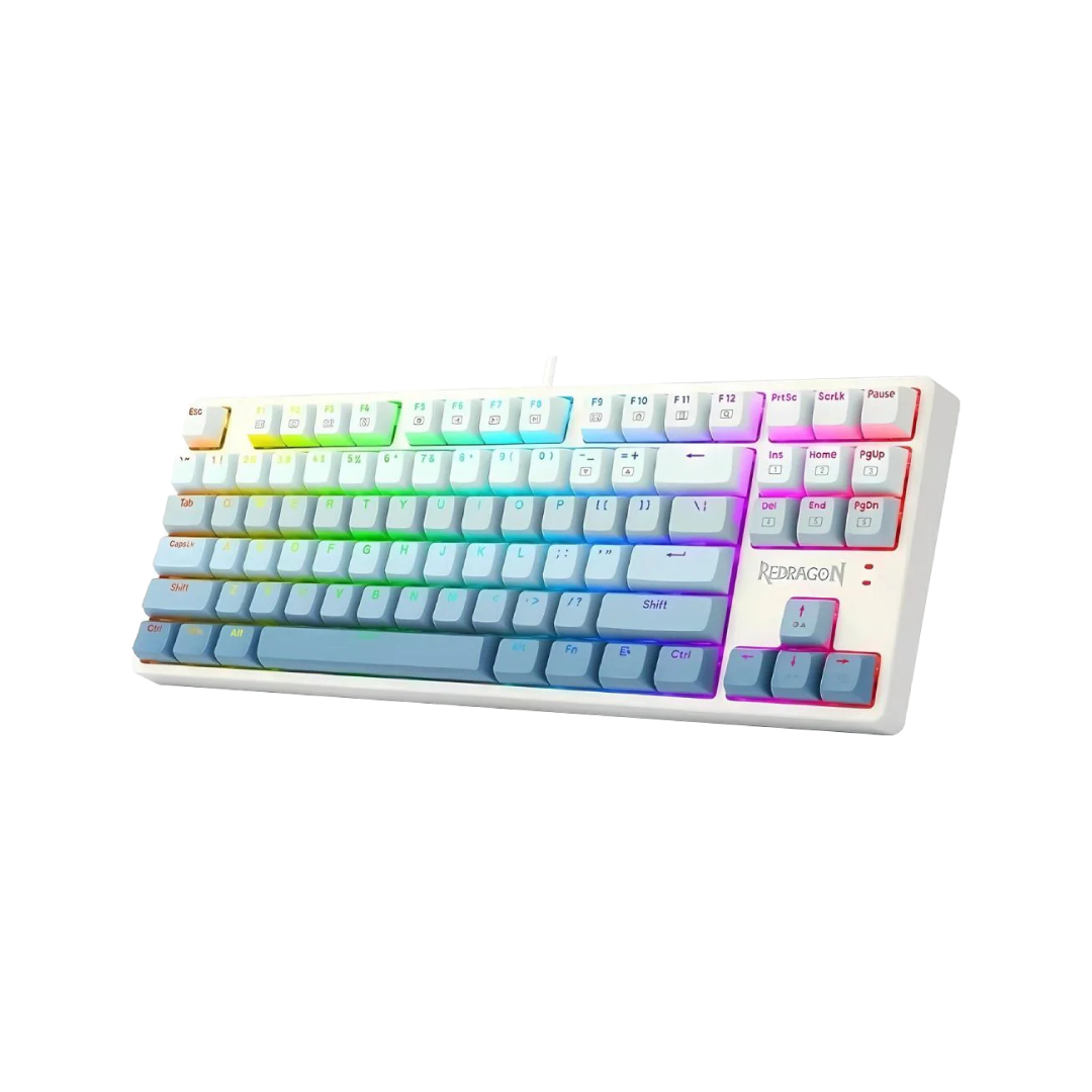 Redragon Cass Blue K645W-GB-RGB 87-Key Mechanical Gaming Keyboard – Blue Edition 1