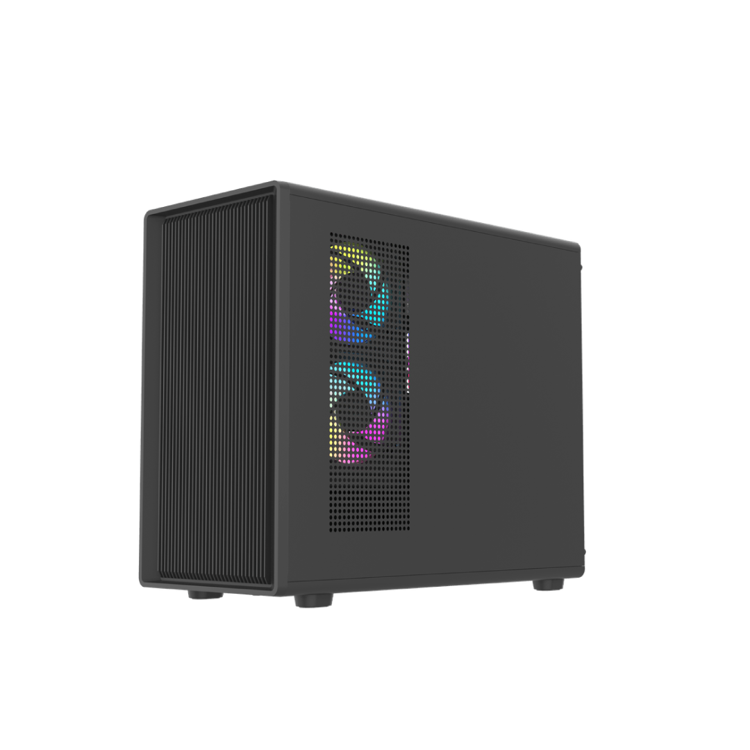 DarkFlash DB460M Black Mid‑Tower Gaming PC Case 5