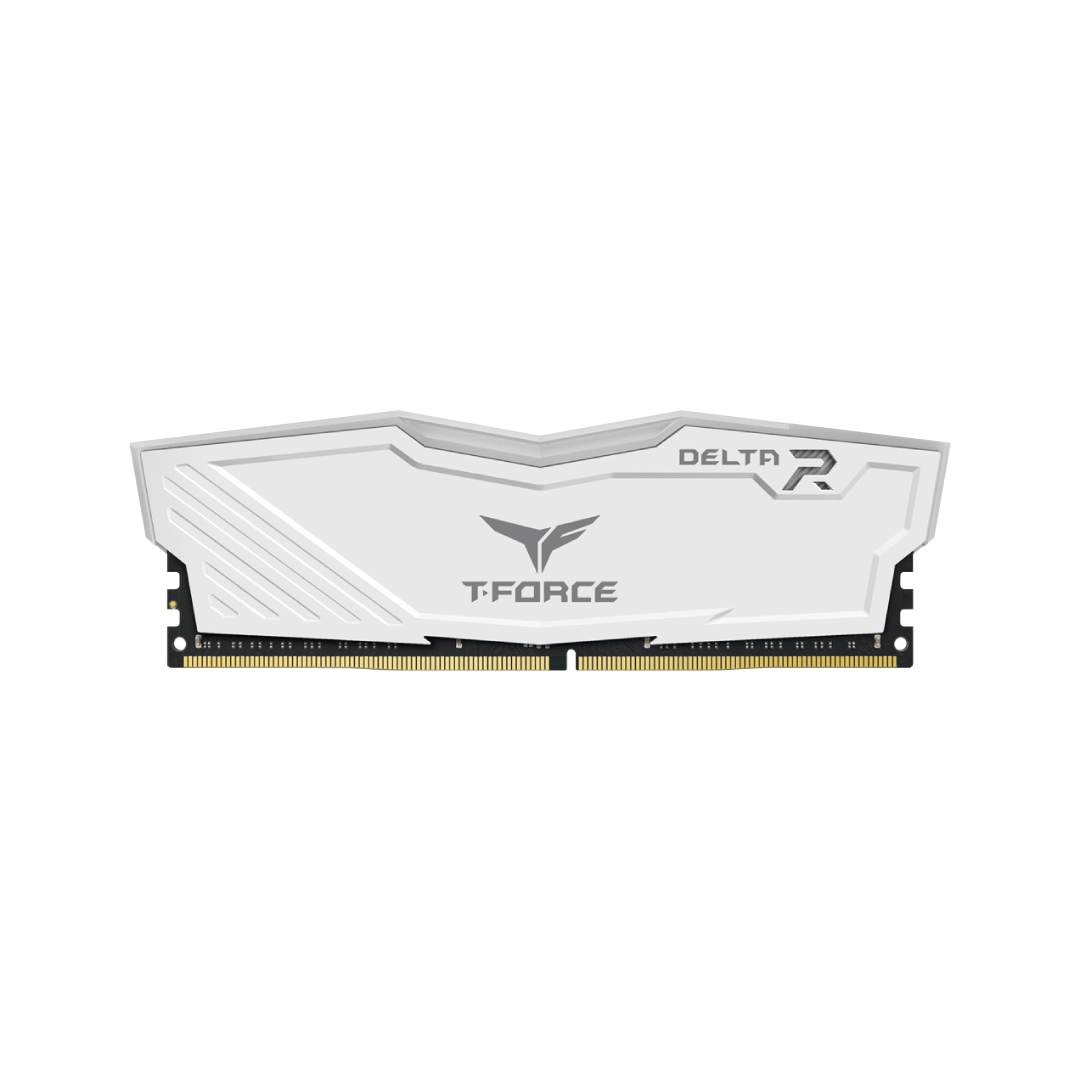TeamGroup T-Force Delta RGB DDR4 32GB (2×16GB) 3600MHz White Gaming RAM 1