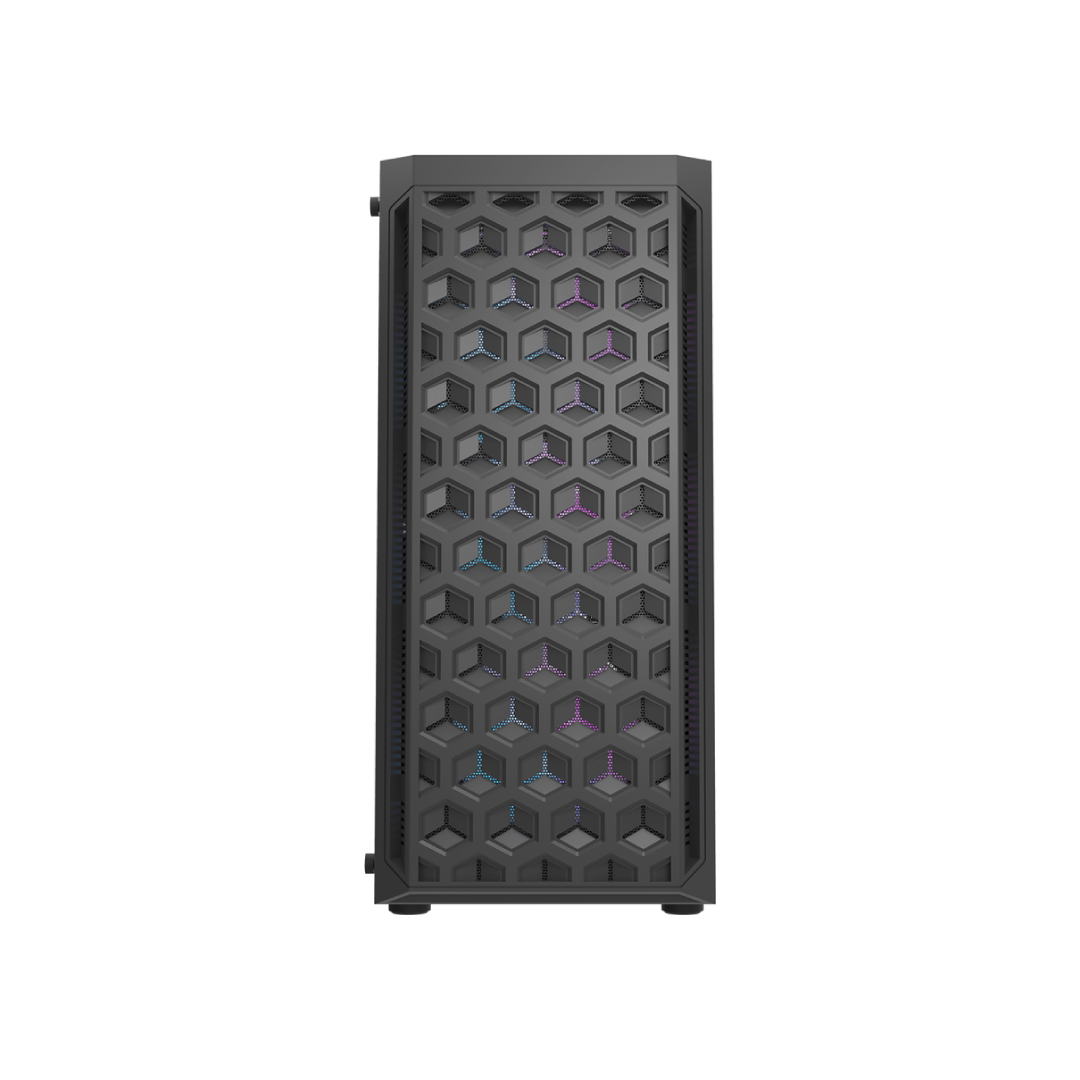 DarkFlash DK350 Black Mid-Tower Gaming PC Case 1