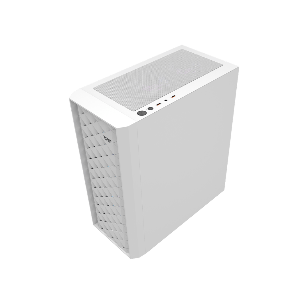 DarkFlash DK351 WHITE Mid-Tower Gaming PC Case 4