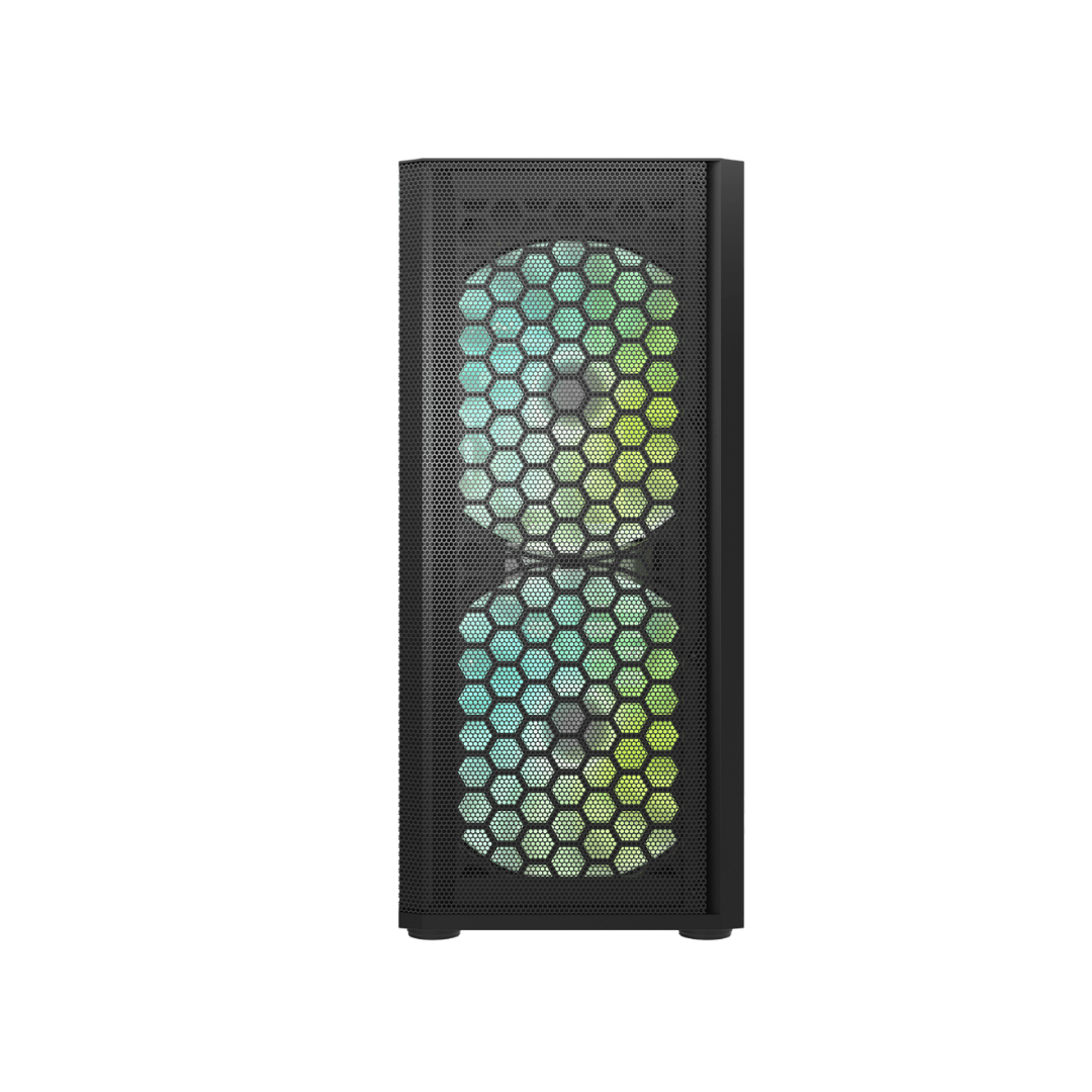 DarkFlash DK360 Black Mid-Tower Gaming PC Case 5