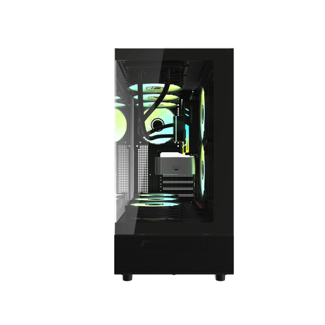 DarkFlash DPX90 Black Mid-Tower Gaming PC Case 5