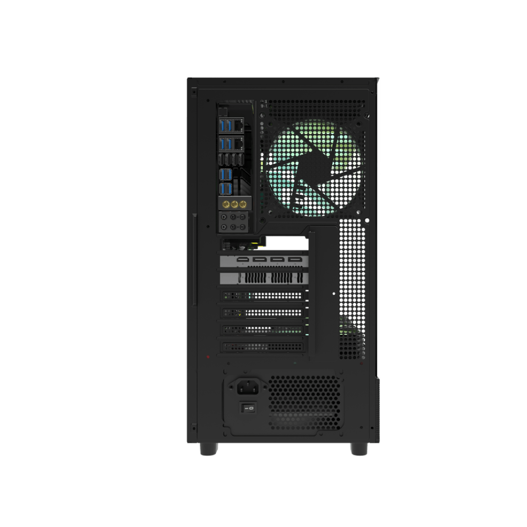DarkFlash DPX90 Black Mid-Tower Gaming PC Case 6