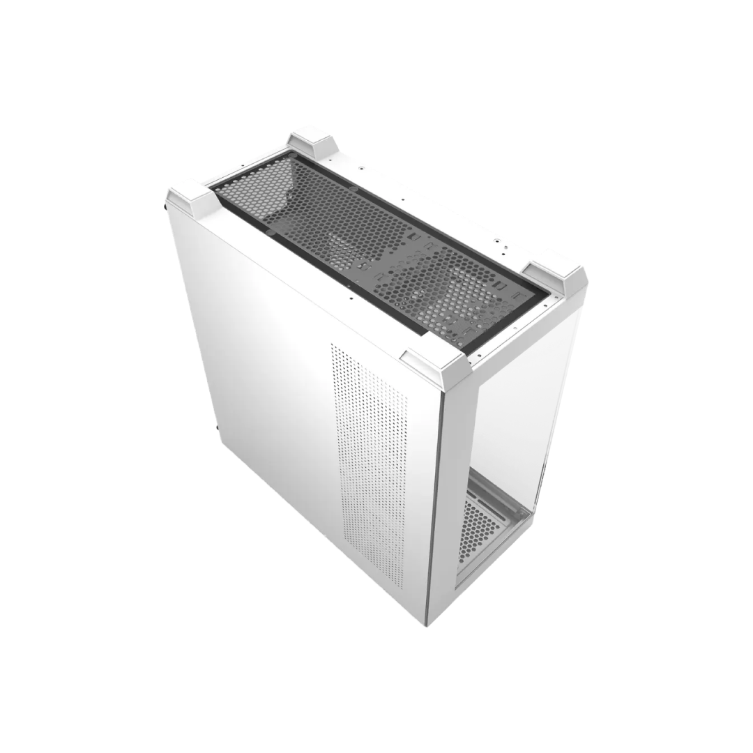 DarkFlash DS900 Glass White Mid‑Tower Gaming PC Case 1