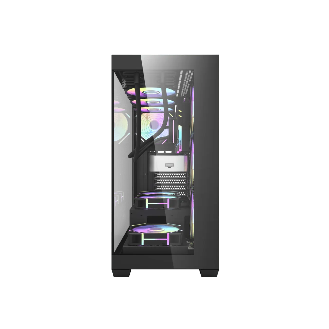 DarkFlash DS900 Glass Black Mid‑Tower Gaming PC Case 1