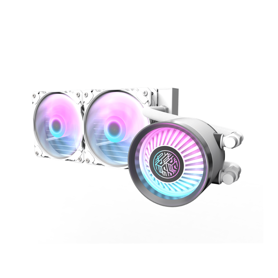 DarkFlash Nebula DN240 White ARGB 240mm All‑in‑One Liquid CPU Cooler
