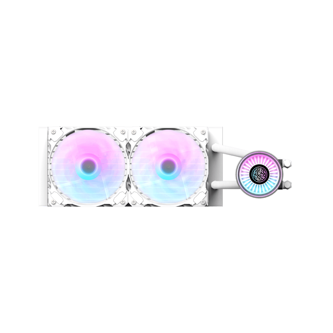 DarkFlash Nebula DN240 White ARGB 240mm All‑in‑One Liquid CPU Cooler 2