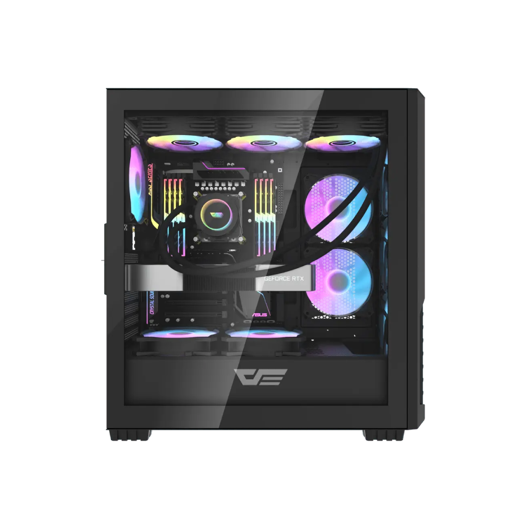 DarkFlash DF2100 Mesh Gaming PC Case 1