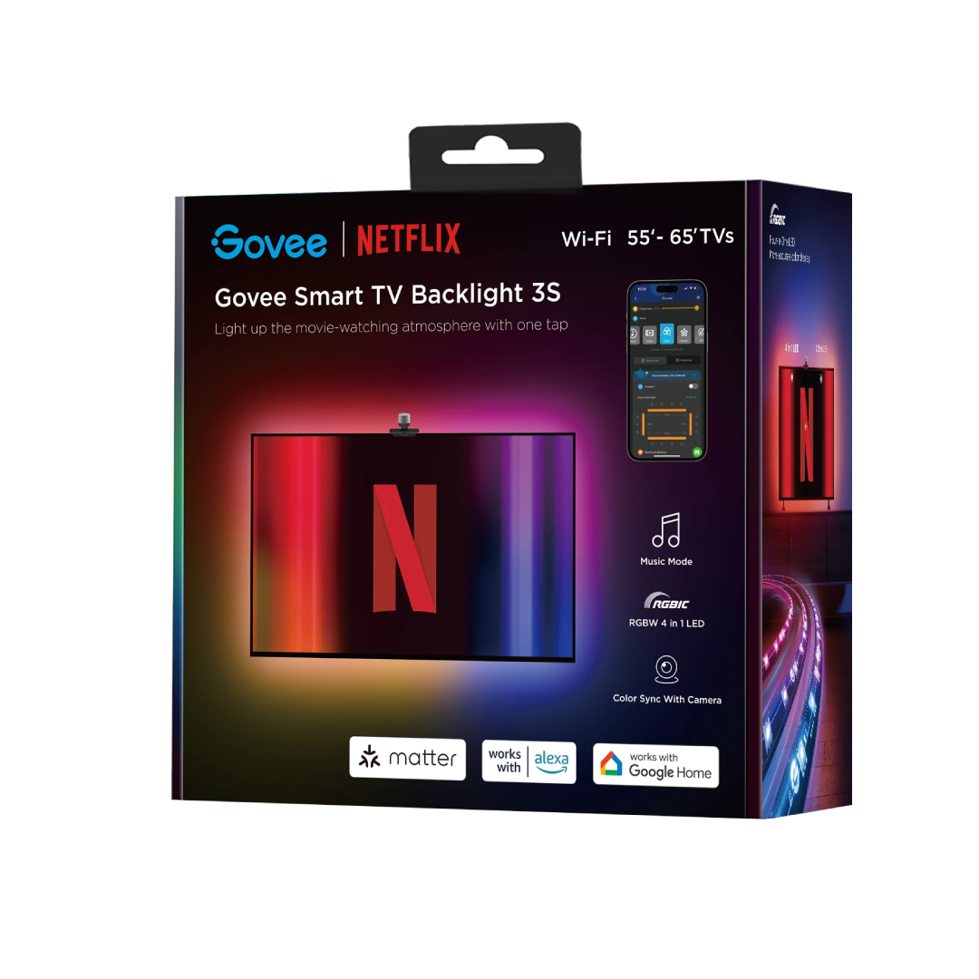 Govee Smart TV Backlight S3 Netflix H6098BD1 1