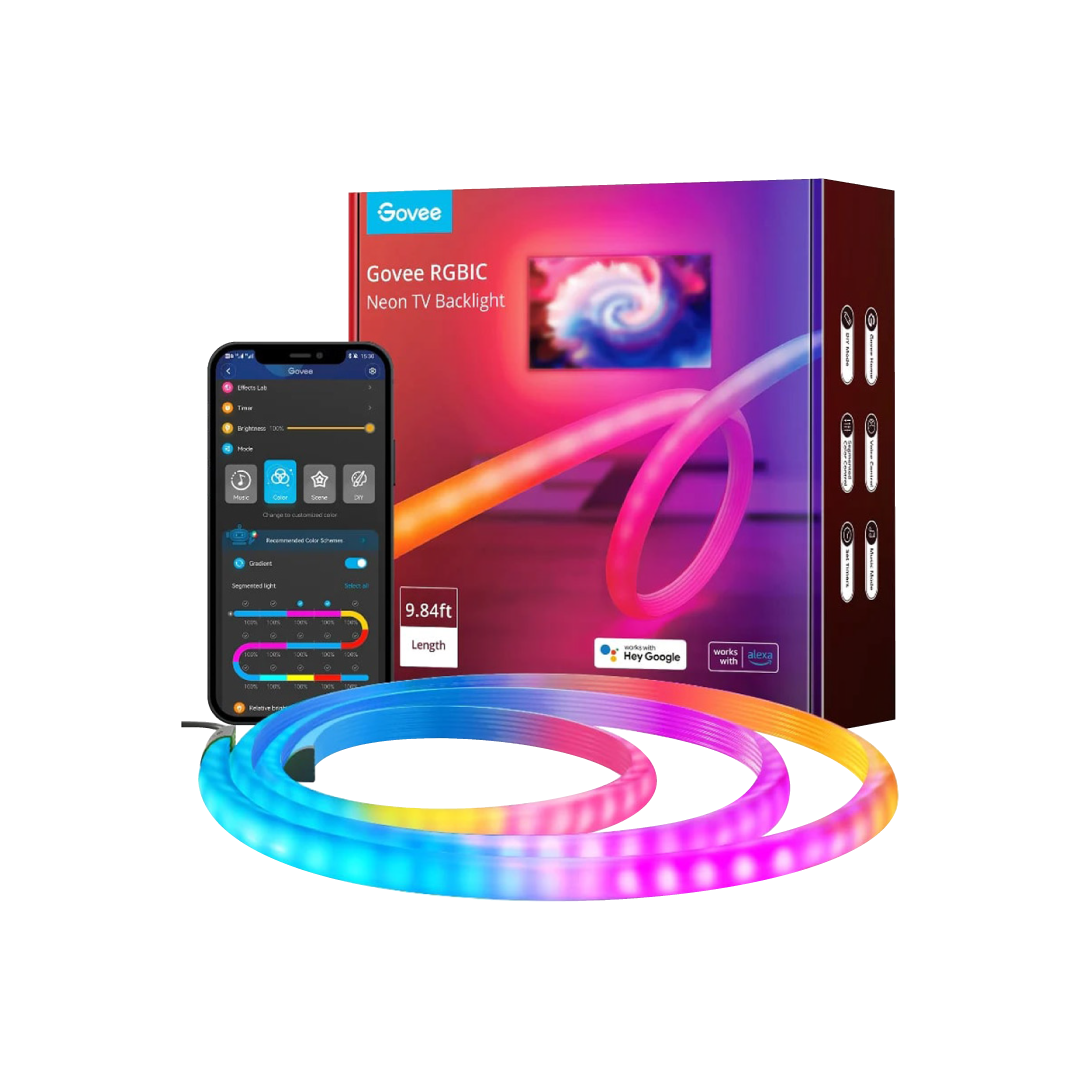 Govee RGBIC Neon TV Backlight (H61B22D1)