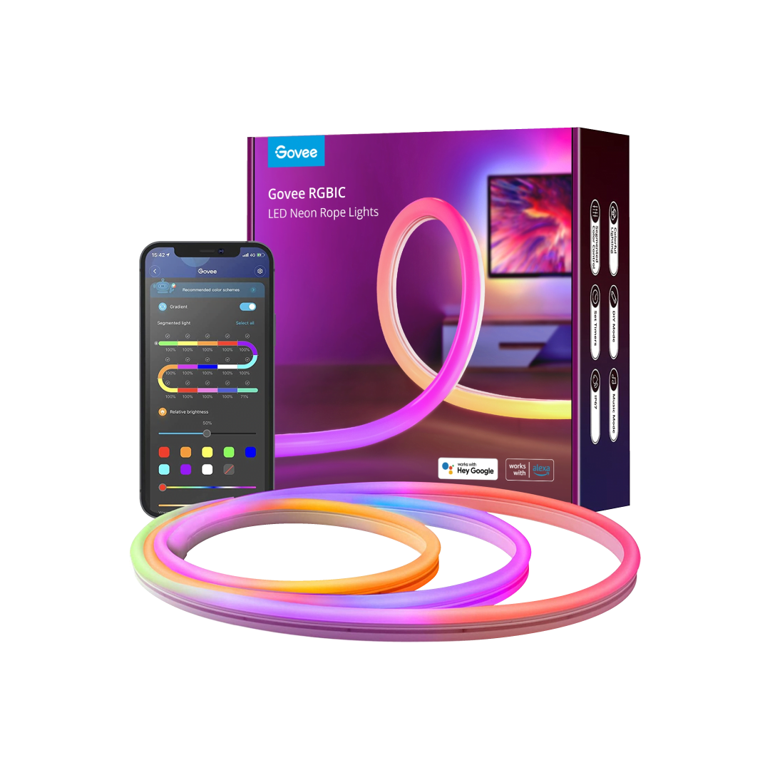 Govee RGBIC LED NEON ROPE LIGHT H61A02D1