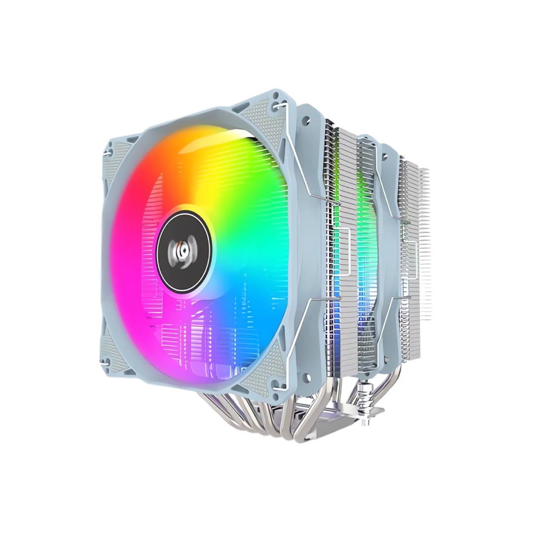 Aigo ICE600PRO White ARGB Dual Tower CPU Air Cooler