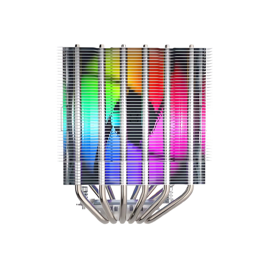 Aigo ICE600PRO White ARGB Dual Tower CPU Air Cooler 1
