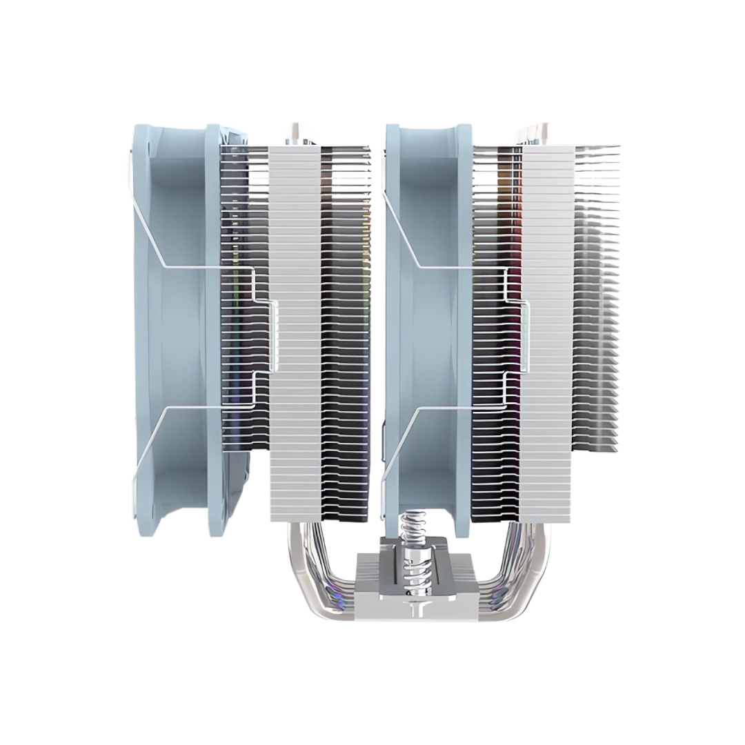 Aigo ICE600PRO White ARGB Dual Tower CPU Air Cooler 1