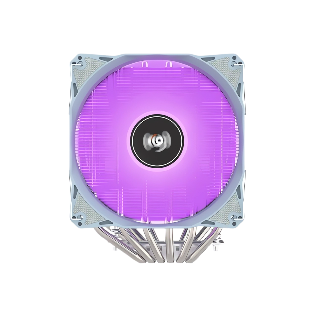 Aigo ICE600PRO White ARGB Dual Tower CPU Air Cooler 1
