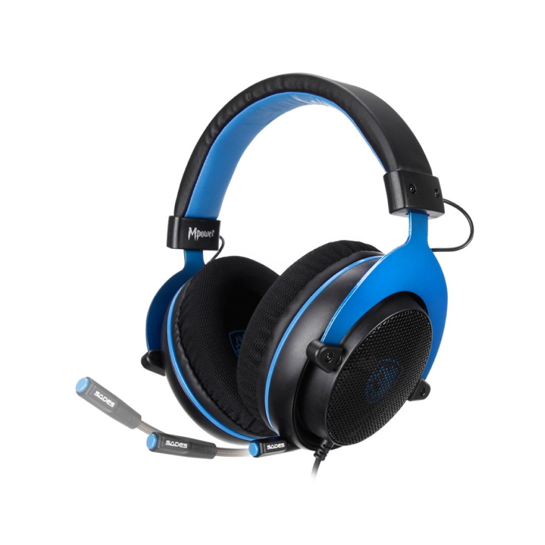 SADES Mpower SA-723 Gaming Headset – 50mm Drivers / 3.5mm / Retractable Mic / Multi-Platform / Stereo Sound 2