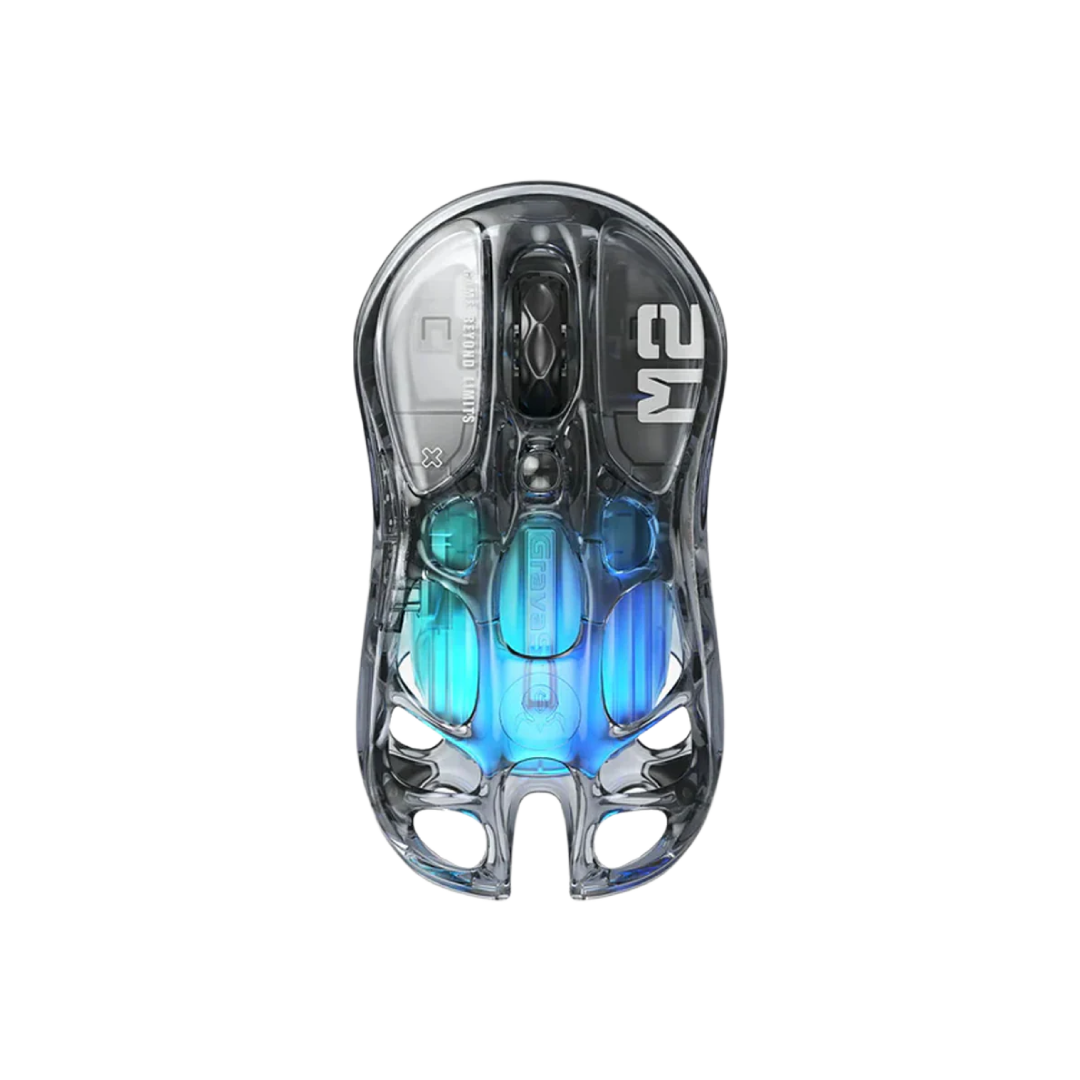 Gravastar Gaming Mouse M2 Transparent Black