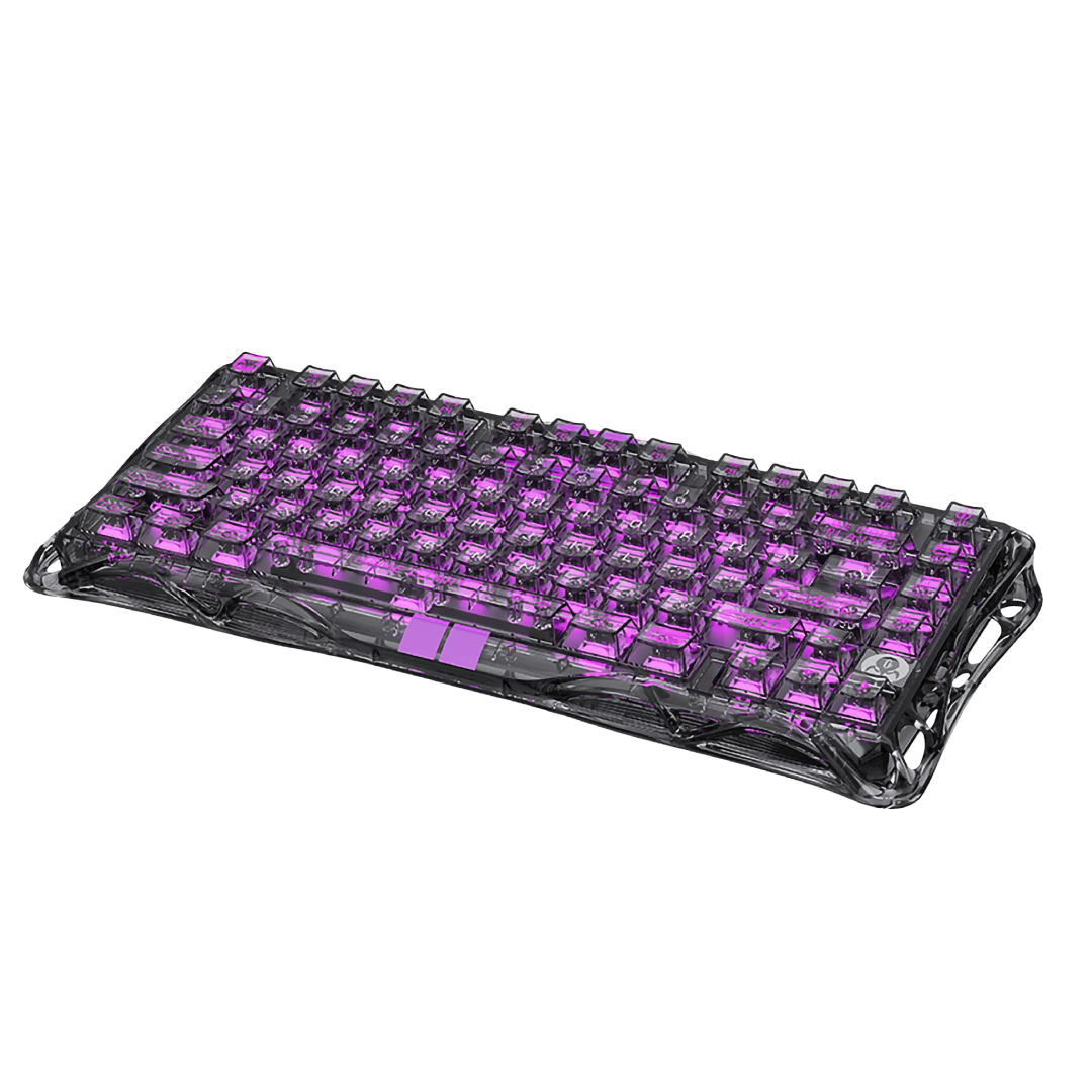 Gravastar Gaming Keyboard V75 Lite Transparent Black