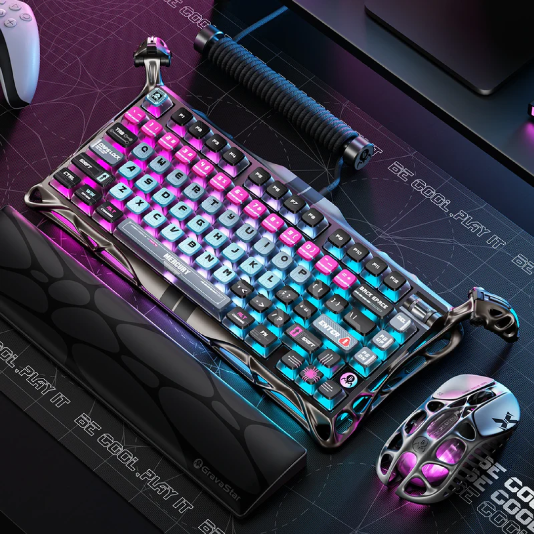 GravaStar Gaming Keyboard V75 Pro Cyberpunk 7