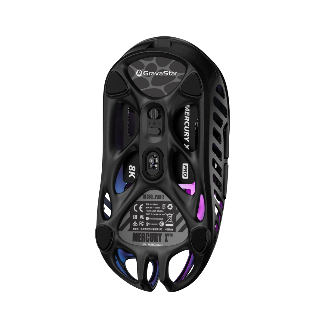 Gravastar Gaming Mouse Mercury X Pro Galaxy Black 5