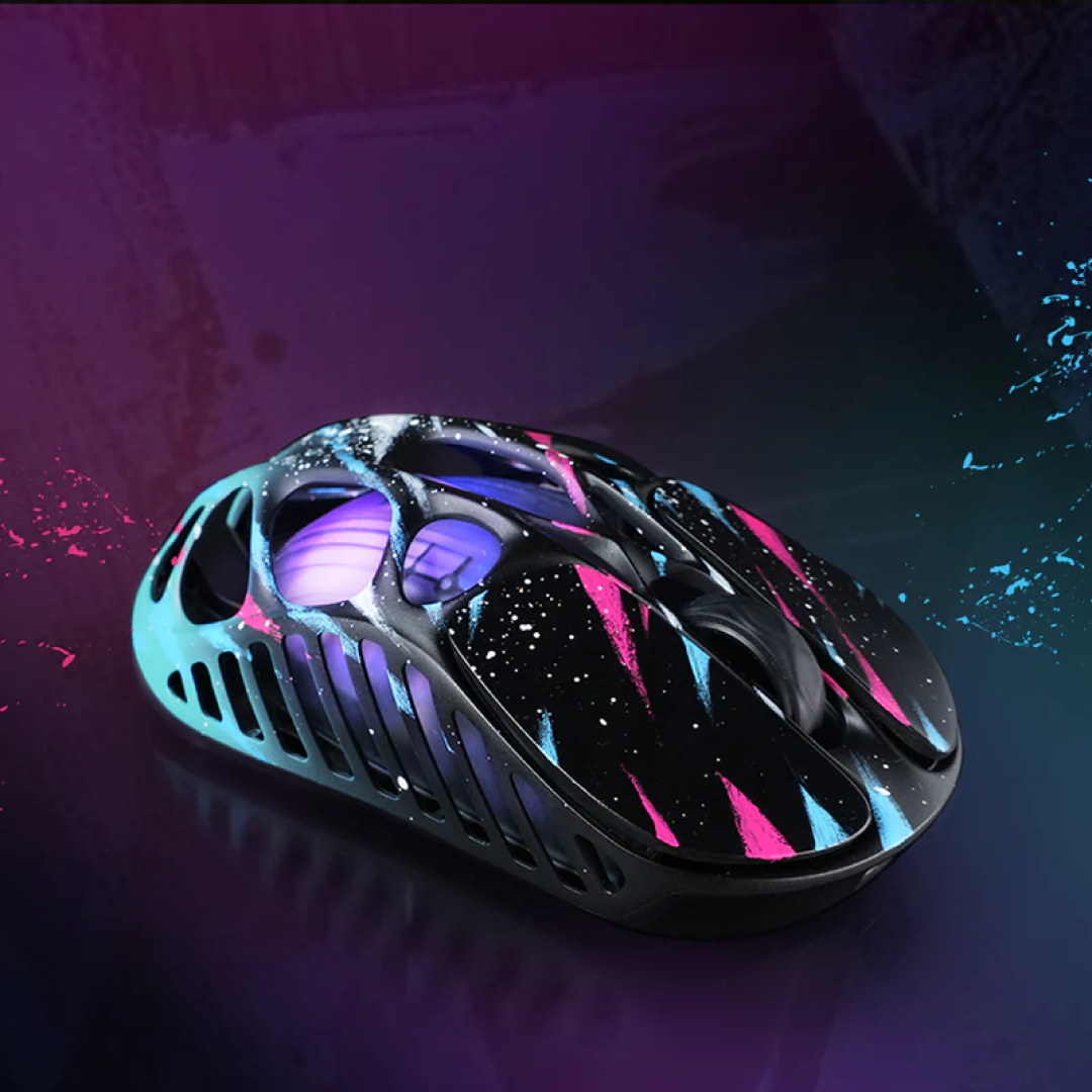 Gravastar Gaming Mouse Mercury X Pro Neon Graffiti 6