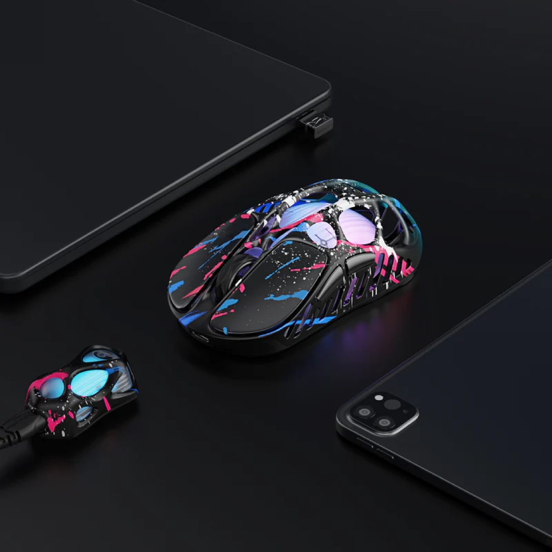 Gravastar Gaming Mouse Mercury X Pro Neon Graffiti 8