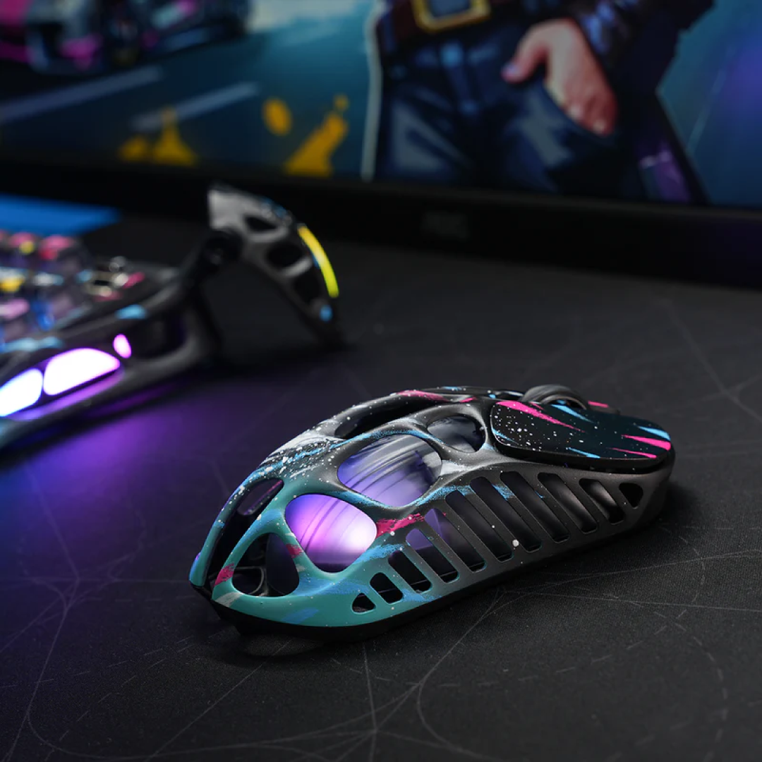 Gravastar Gaming Mouse Mercury X Pro Neon Graffiti 9