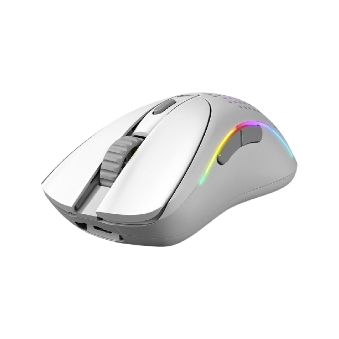 Glorious Model D 2 Wireless Matte White Gaming Mouse (GLO-MS-DWV2-MW) 2