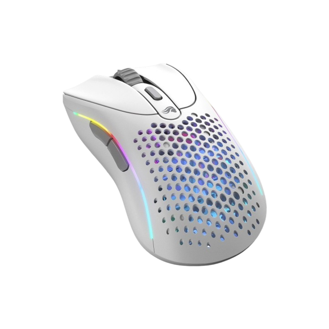 Glorious Model D 2 Wireless Matte White Gaming Mouse (GLO-MS-DWV2-MW) 6