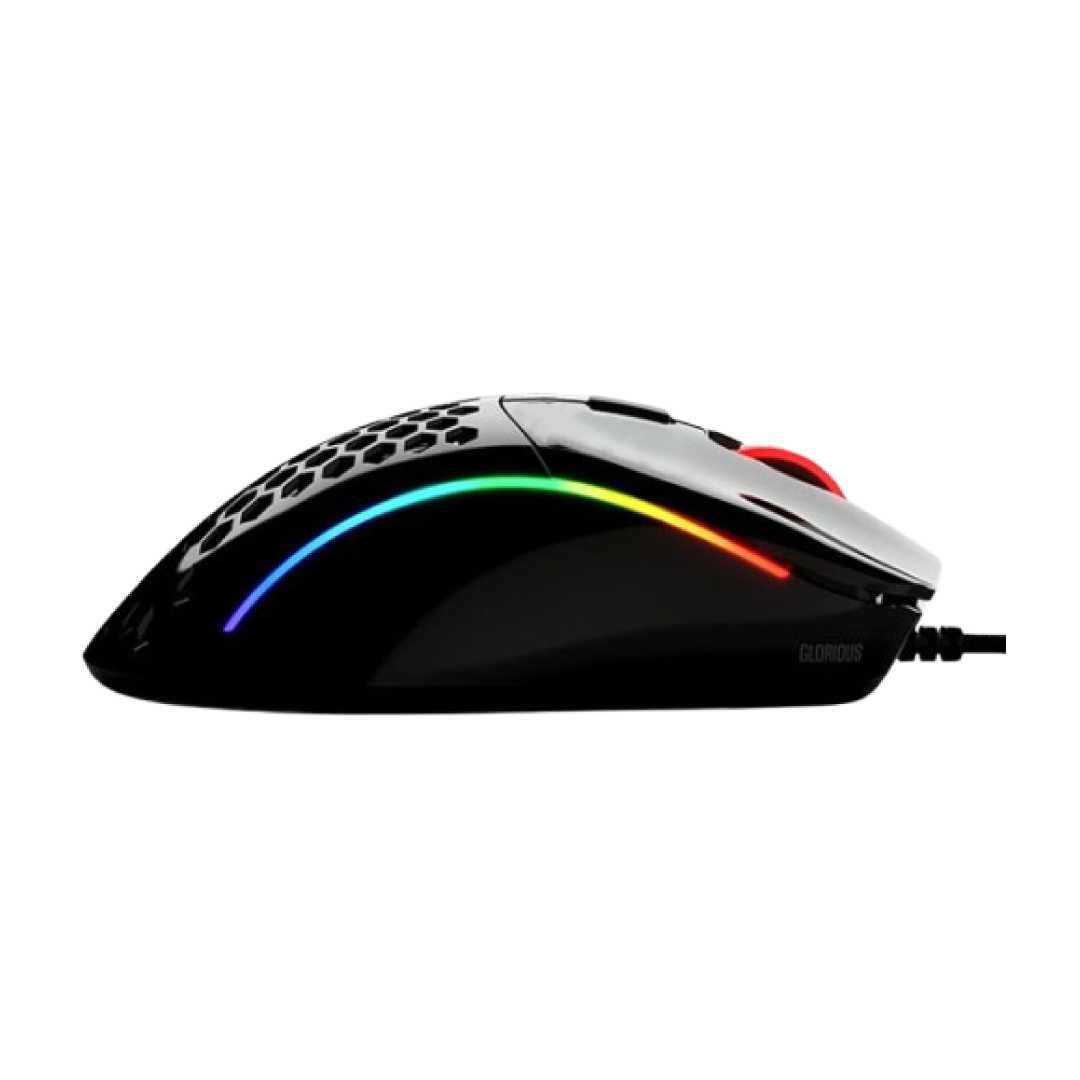 Glorious Model D Minus Glossy Black (GLO-MS-DM-GB) RGB Ergonomic Gaming Mouse 3