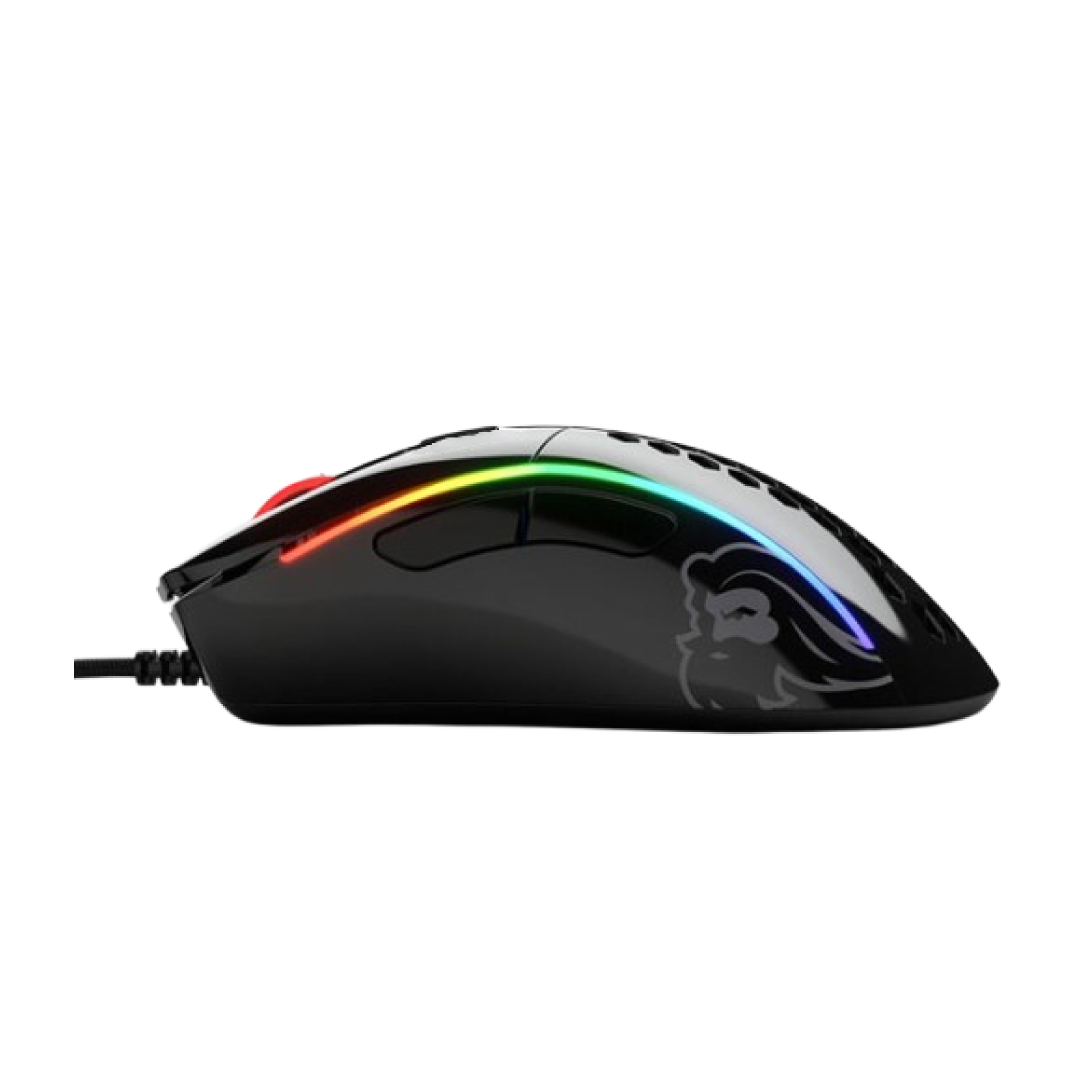 Glorious Model D Minus Glossy Black (GLO-MS-DM-GB) RGB Ergonomic Gaming Mouse 4