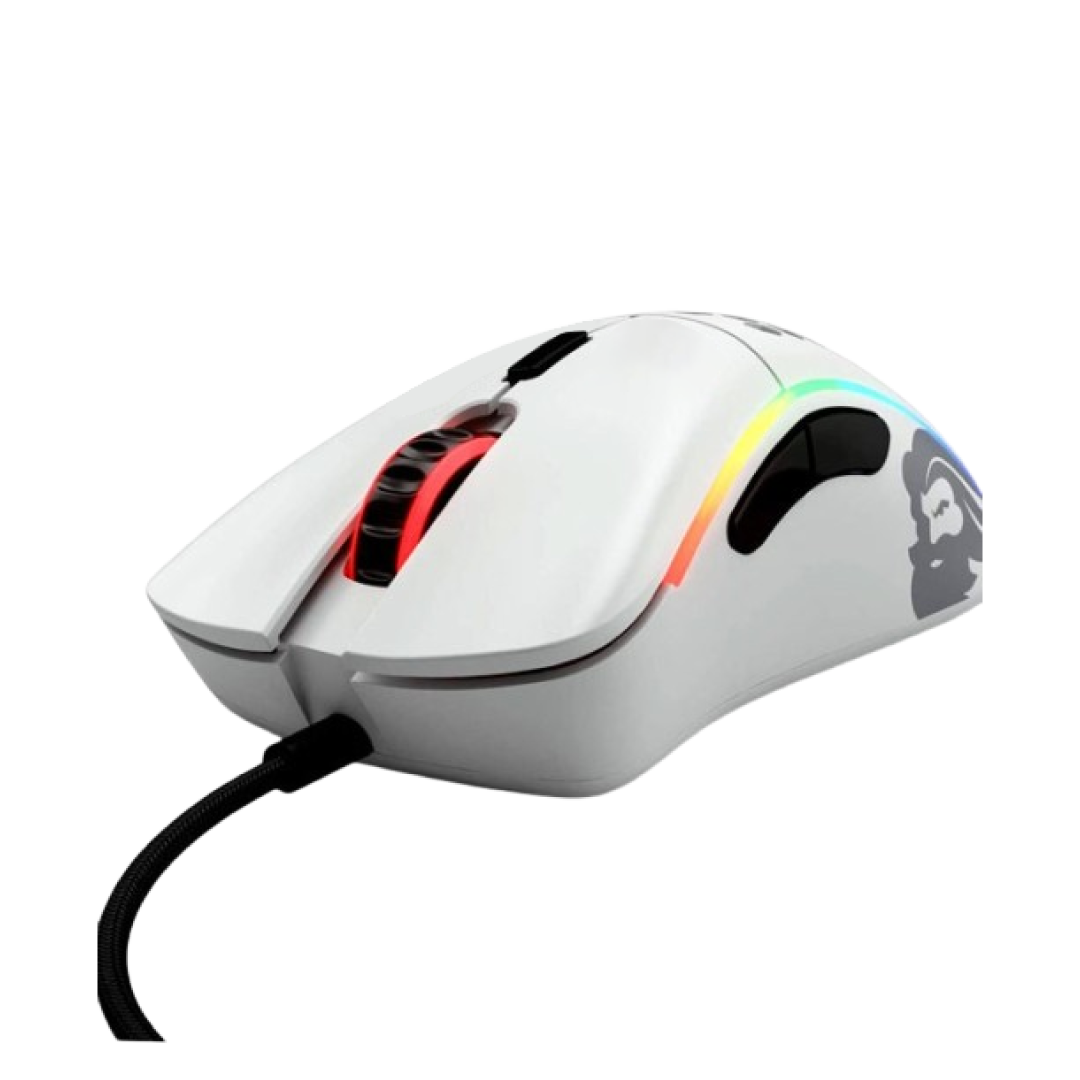Glorious Model D Matte White (GD-WHITE) RGB Ergonomic Gaming Mouse 2