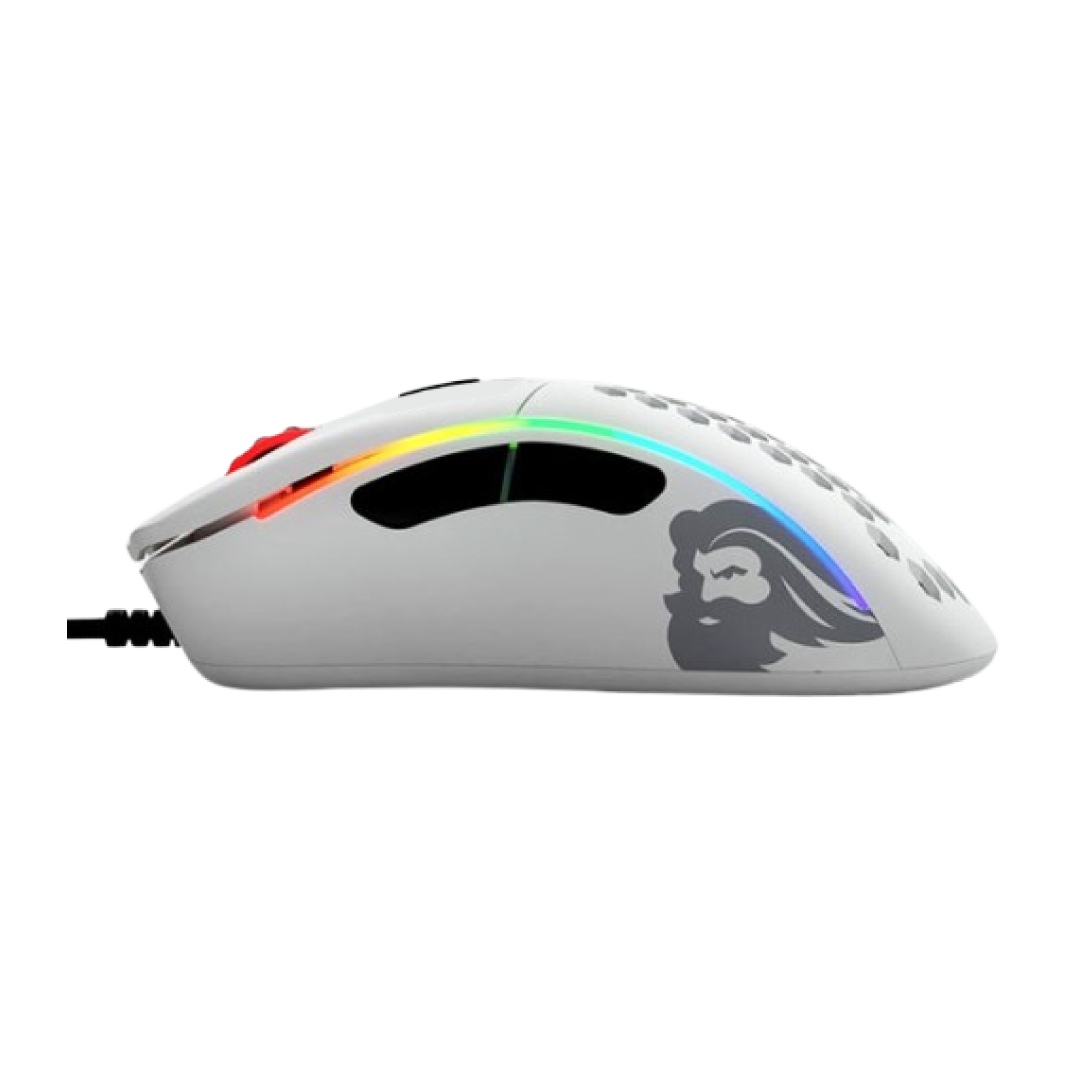 Glorious Model D Matte White (GD-WHITE) RGB Ergonomic Gaming Mouse 4