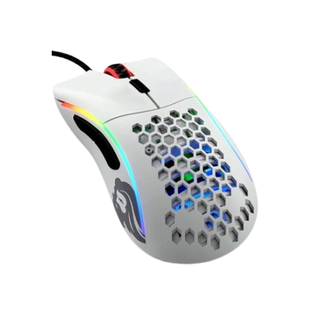 Glorious Model D Matte White (GD-WHITE) RGB Ergonomic Gaming Mouse 5